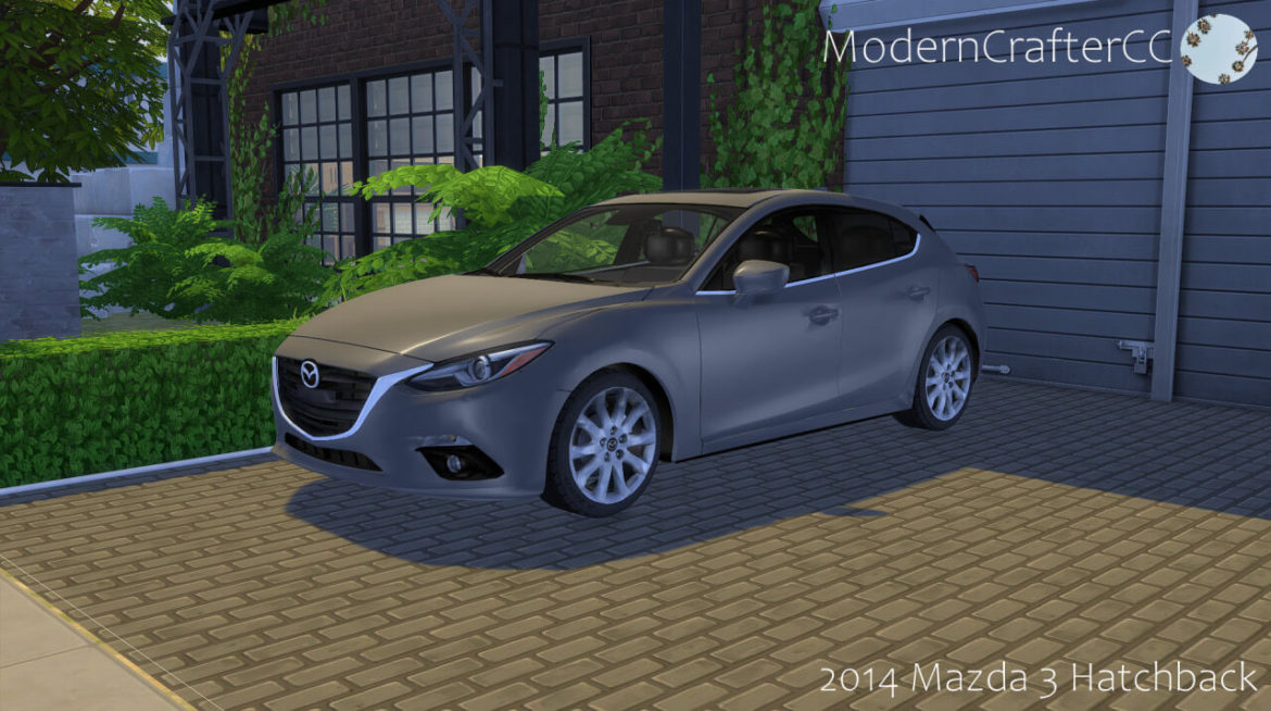 The Sims 4 2014 Mazda 3 Hatchback at Modern Crafter CC