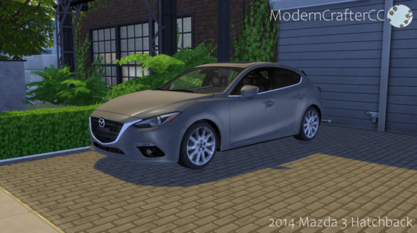The Sims 4 2014 Mazda 3 Hatchback at Modern Crafter CC