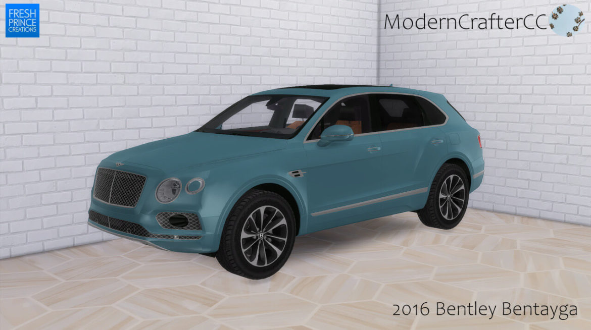The Sims 4 2016 Bentley Bentayga at Modern Crafter CC