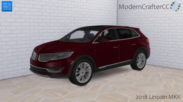 The Sims 4 2018 Lincoln MKX at Modern Crafter CC