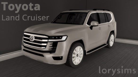 The Sims 4 2022 Toyota Land Cruiser from Lory Sims