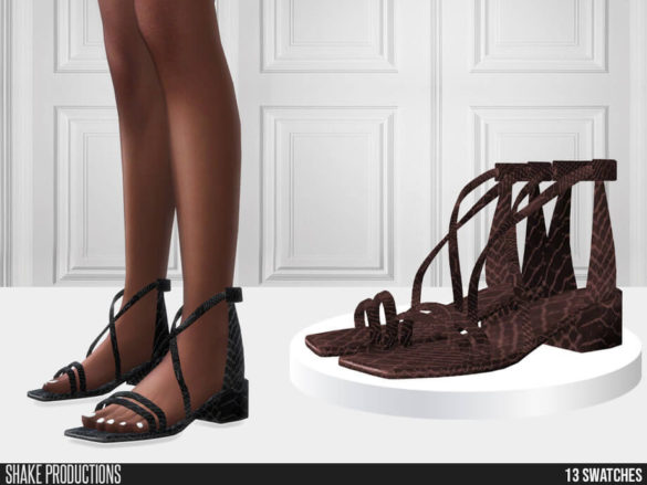 The Sims 4 849 – Heeled Sandals by ShakeProductions