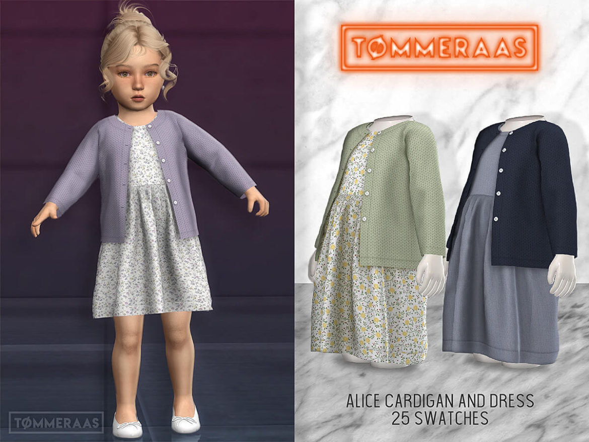 The Sims 4 Alice Cardigan and Sweater (#31) at TØMMERAAS