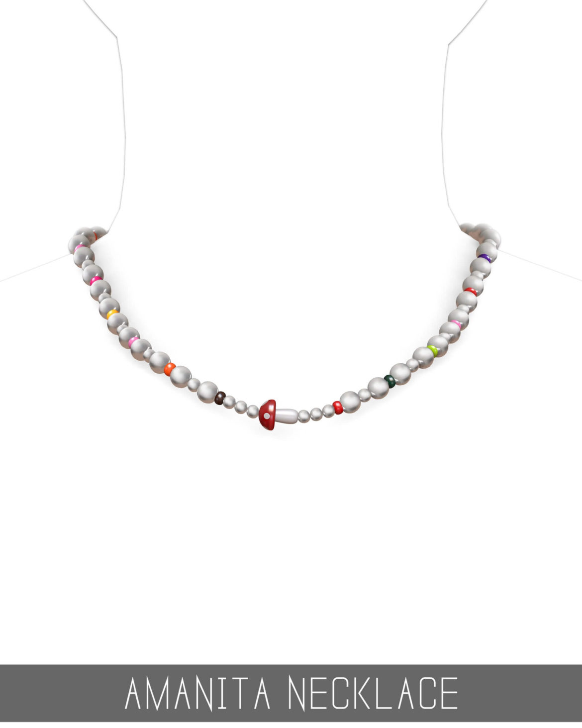 The Sims 4 AMANITA NECKLACE at Simpliciaty