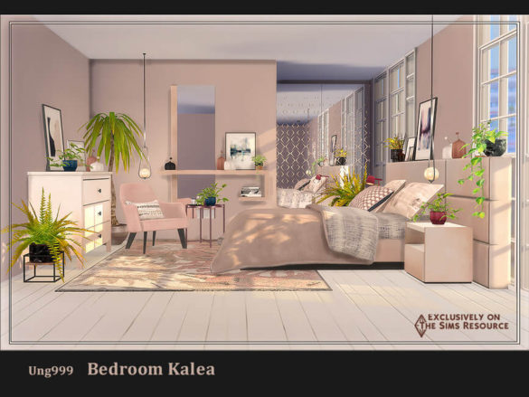 The Sims 4 Bedroom Kalea by ung999 at TSR