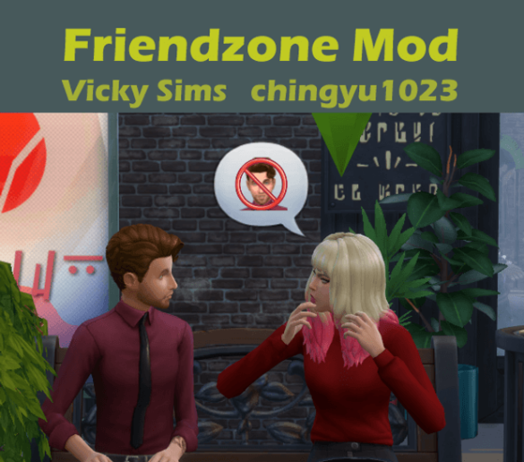 The Sims 4 Friendzone Mod Vicky Sims (chingyu1023)