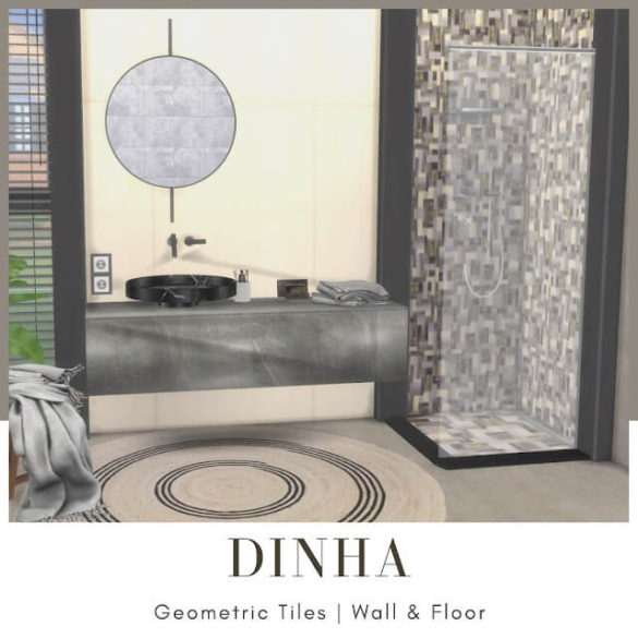 Geometric Tiles – Wall & Floor at Dinha Gamer