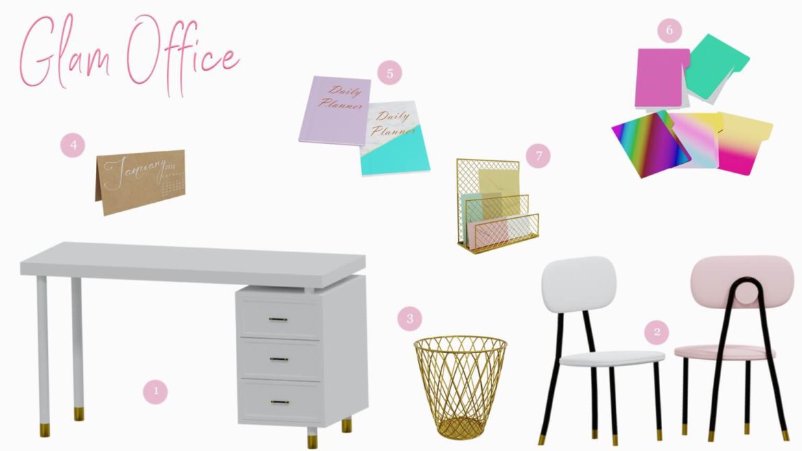 The Sims 4 Glam Office at Sunkissedlilacs