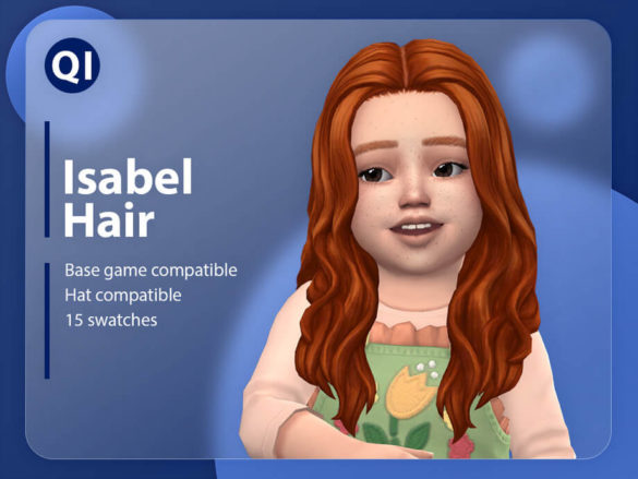 The Sims 4 Isabel Hair by qicc