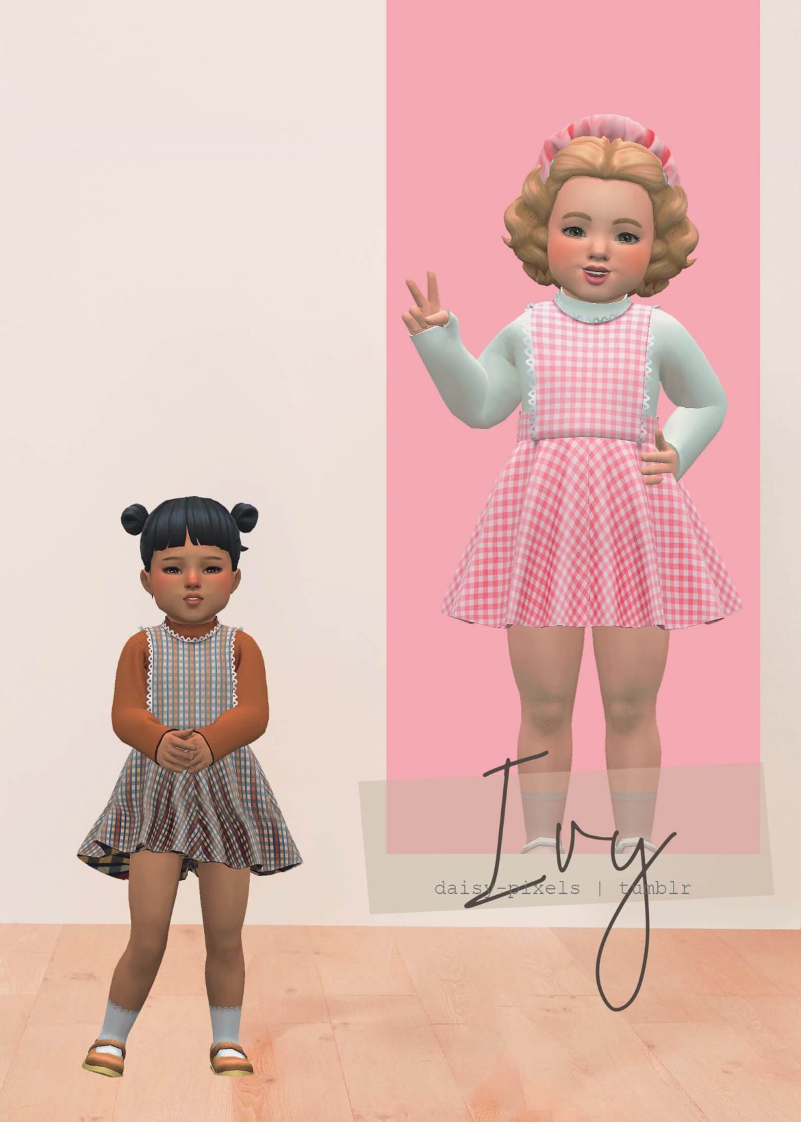 The Sims 4 Ivy Dress & Little Socks at Daisy Pixels