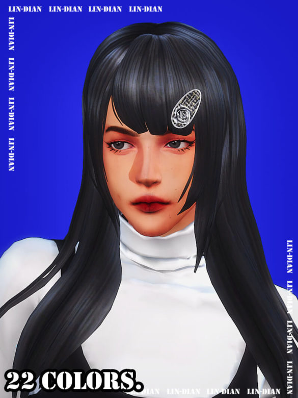 The Sims 4 lin dian 20220208 hair ea download