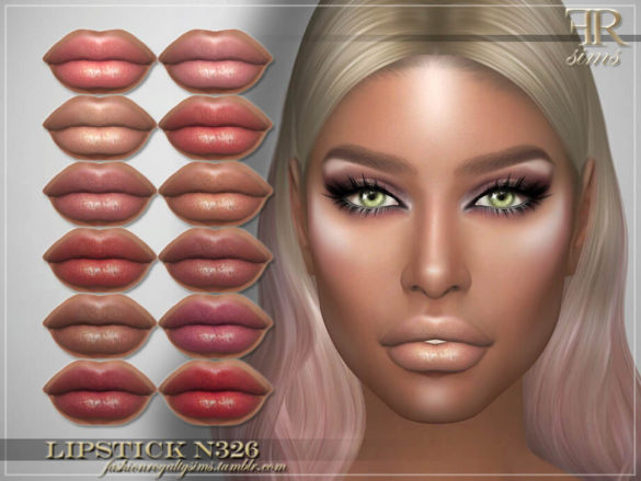 The Sims 4 Lipstick N326 by FashionRoyaltySims