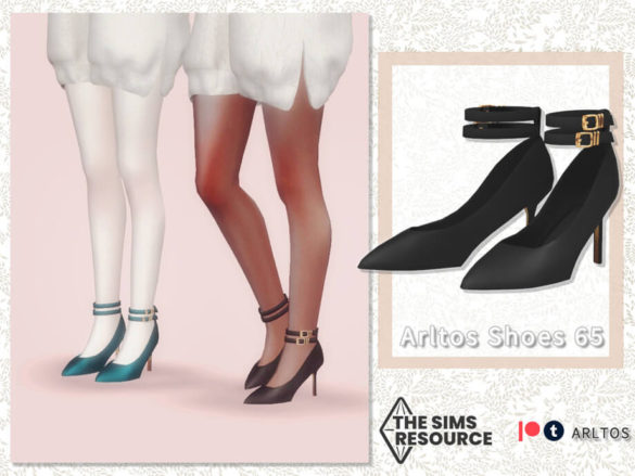 The Sims 4 Luxury high heels 65 by Arltos at TSR