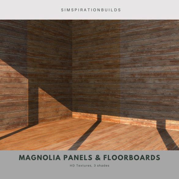Magnolia Pannels and Floorboards at Simspiration Builds