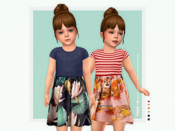 The Sims 4 Marta Dress by lillka at TSR