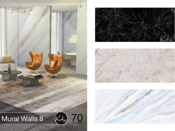 The Sims 4 Mural Walls 8 at Ktasims