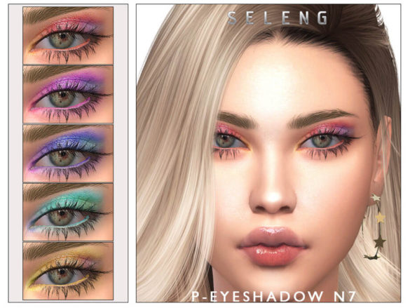 The Sims 4 P-Eyeshadow N7 by Seleng