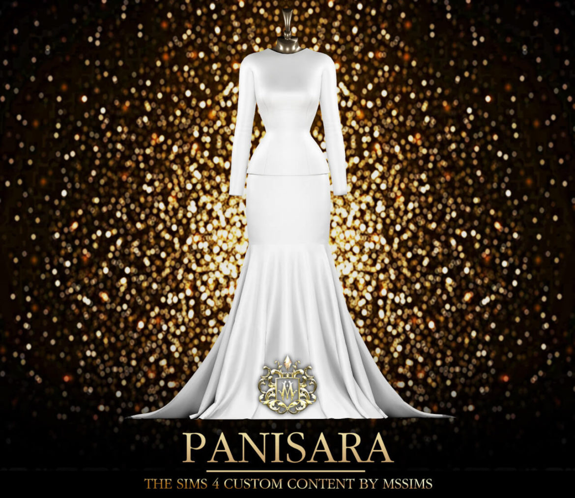 The Sims 4 PANISARA GOWN at MSSIMS