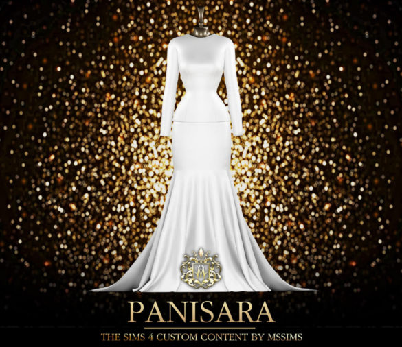 The Sims 4 PANISARA GOWN at MSSIMS