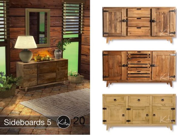 The Sims 4 Sideboards 5 at Ktasims