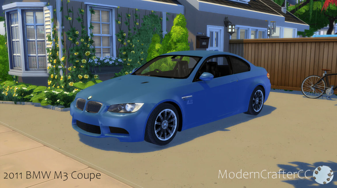 The Sims 4 2011 BMW M3 Coupe at Modern Crafter CC