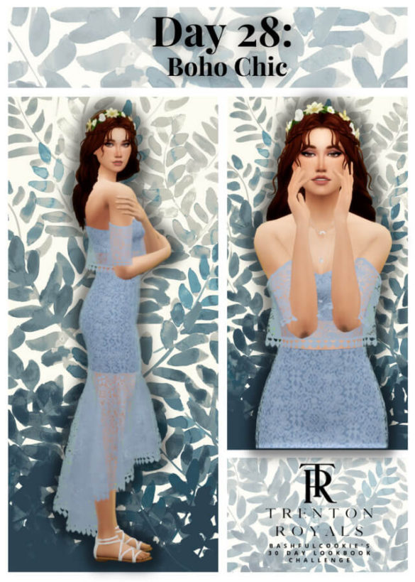 The Sims 4 30 day lookbook challenge