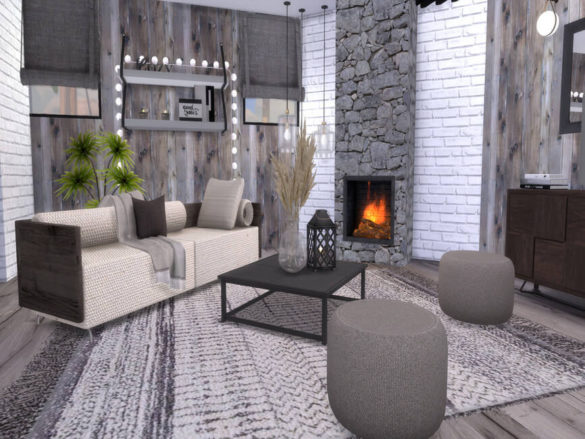 The Sims 4 Adria Livingroom by Suzz86