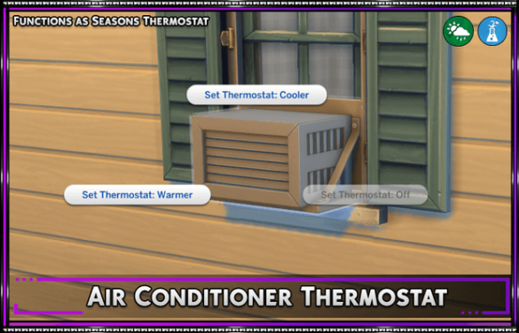 The Sims 4 Air Conditioner Thermostat