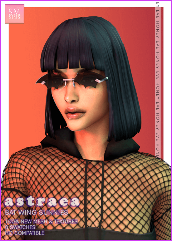The Sims 4 Astraea Bat Wing Sunnies