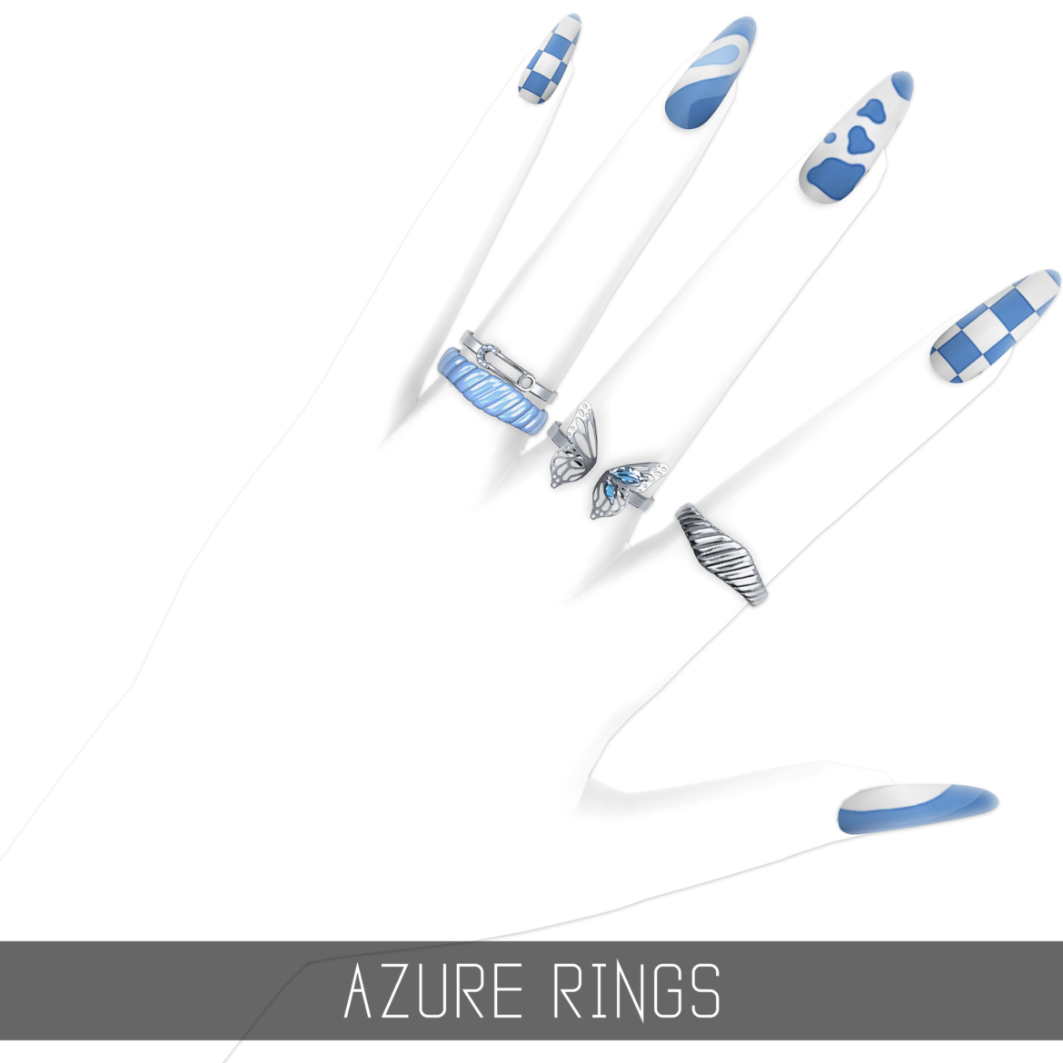 The Sims 4 azure rings 20 swatches