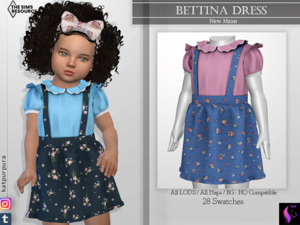 The Sims 4 Bettina Dress by KaTPurpura