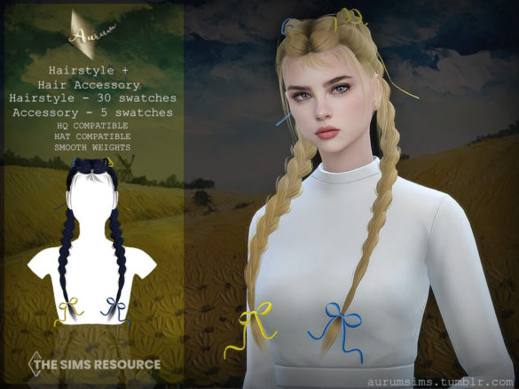 BlueSky Hairstyle and Hair accessory Set