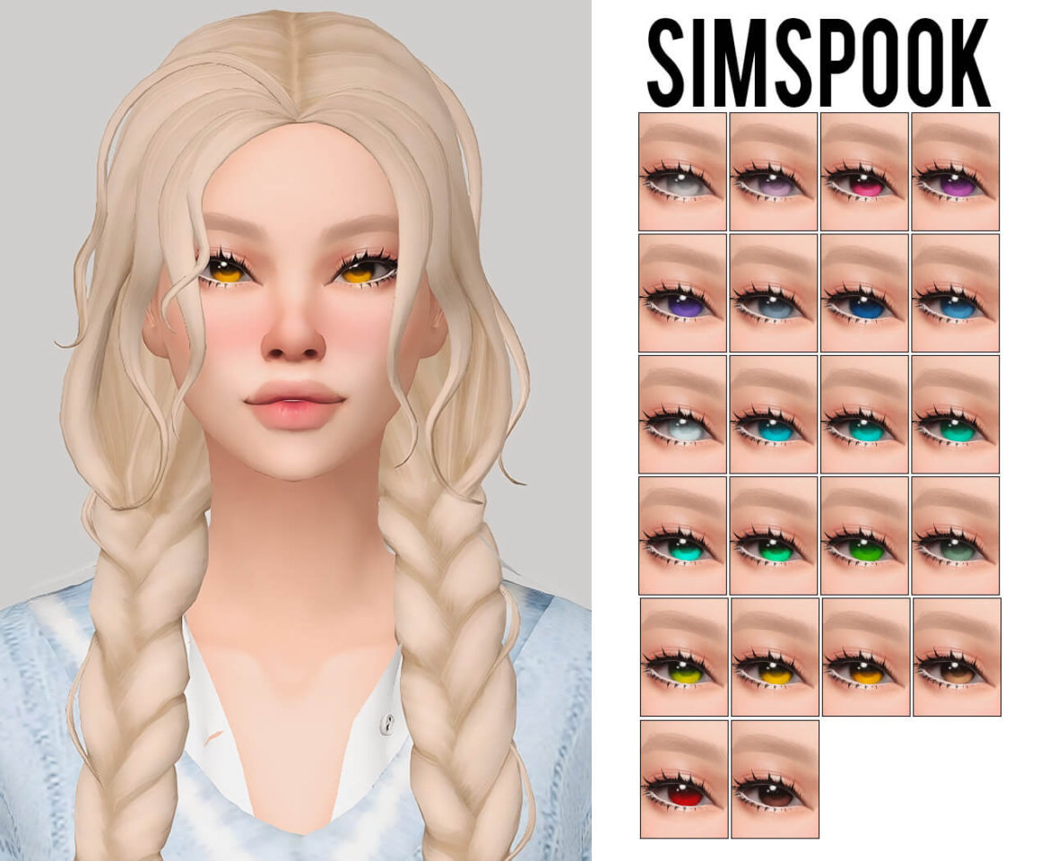 The Sims 4 butterfly eyes set 02 non default 22 swatches