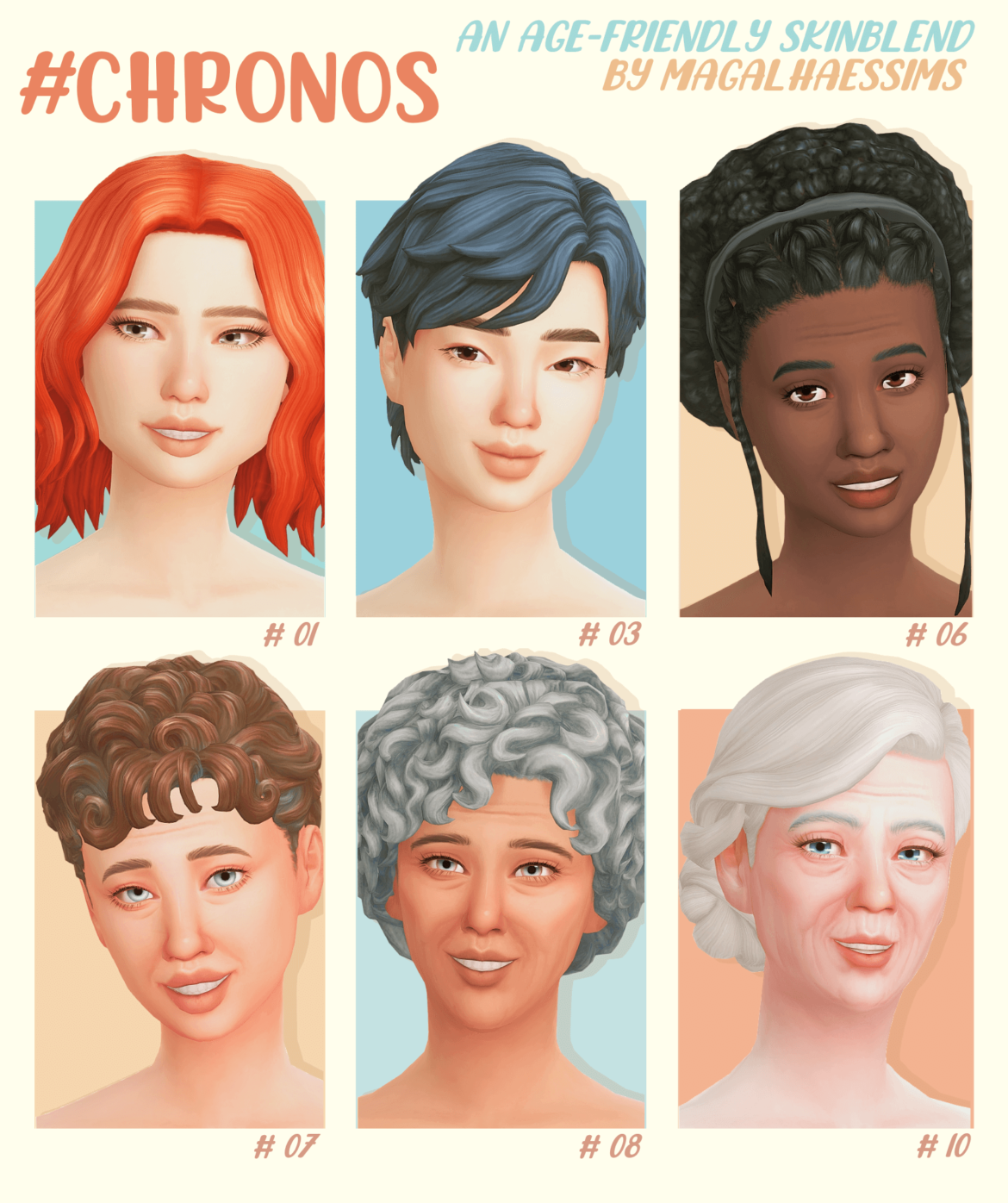 The Sims 4 chronos skinblend maxis match