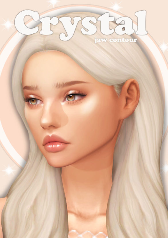 The Sims 4 crystal jaw contour