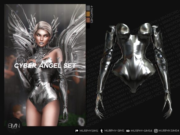 The Sims 4 Cyber Angel Set MURPHY