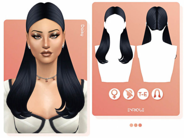 The Sims 4 Daisy Hair by Enriques4