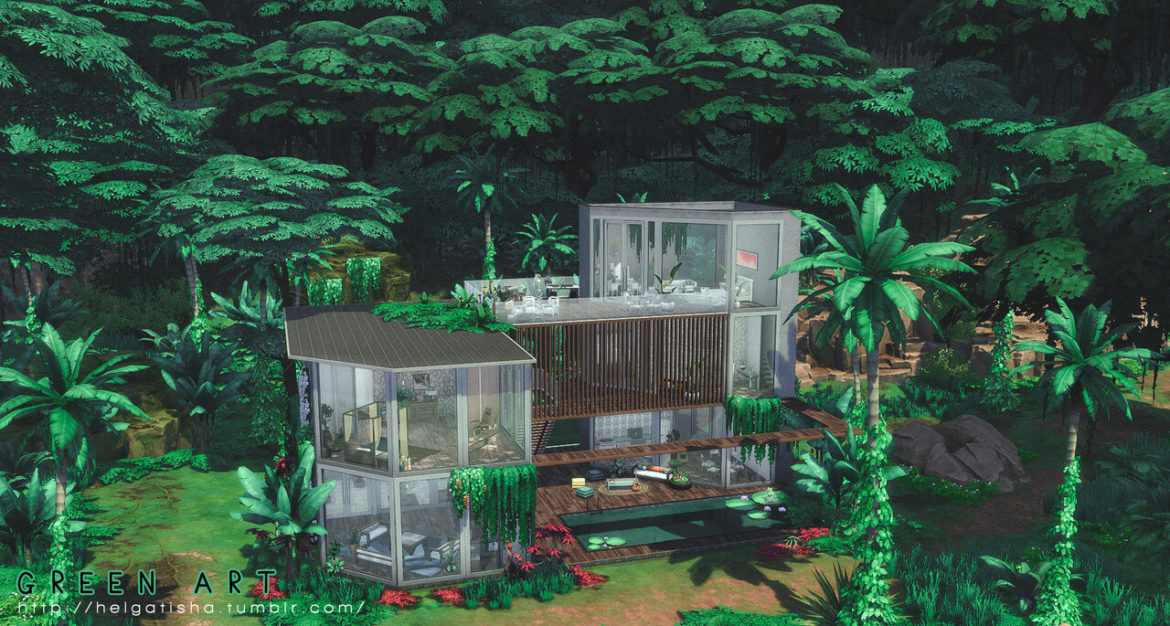 The Sims 4 green art download gallery or simfileshare