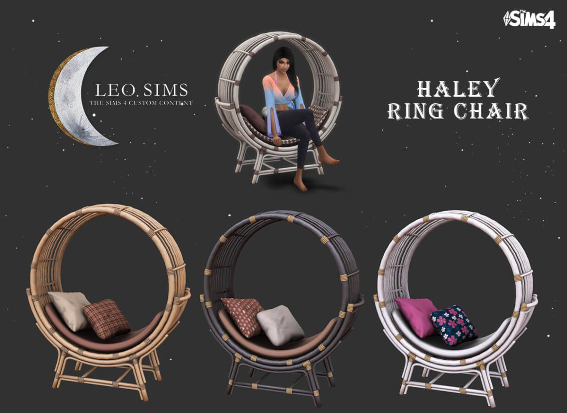 The Sims 4 Haley Ring Chair at Leo Sims