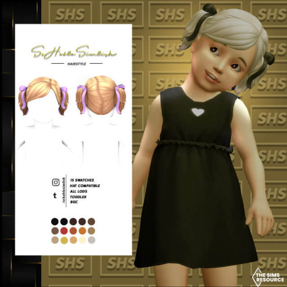 The Sims 4 heather hairstyle toddler