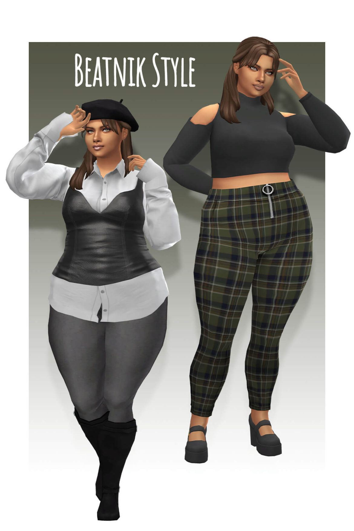 The Sims 4 i love beatnik styles it leans into 60s mod