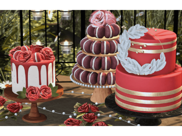 KHD Sweetheart Cake Set by Kerrigan House Designs