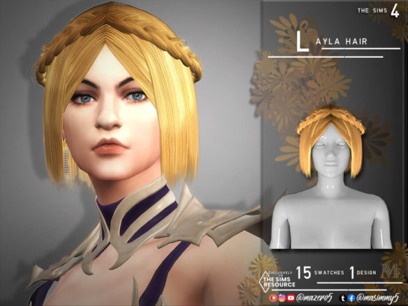 The Sims 4 Layla Hair by Mazero5