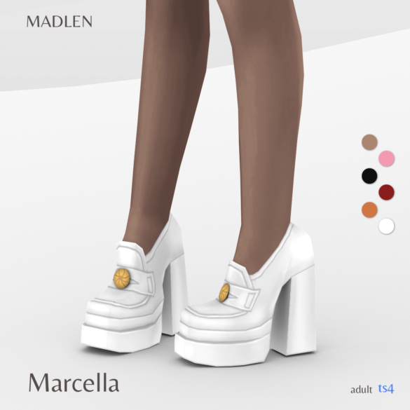 The Sims 4 marcella shoes - MiCat Game