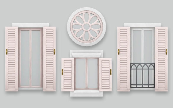 The Sims 4 Mediterranean Build Set at SimPlistic