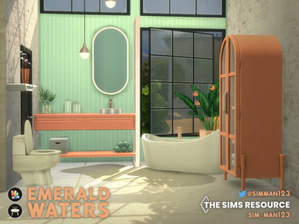 Mid-Century Collection Waters Bathroom