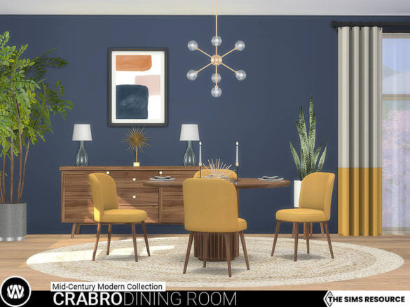 Mid-Century Modern Crabro Dining Room