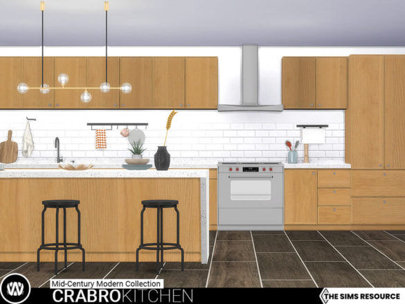 Mid-Century Modern – Crabro Kitchen by wondymoon