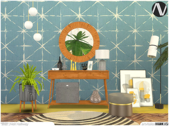 Mid Century Modern – Neil Hallway by ArtVitalex