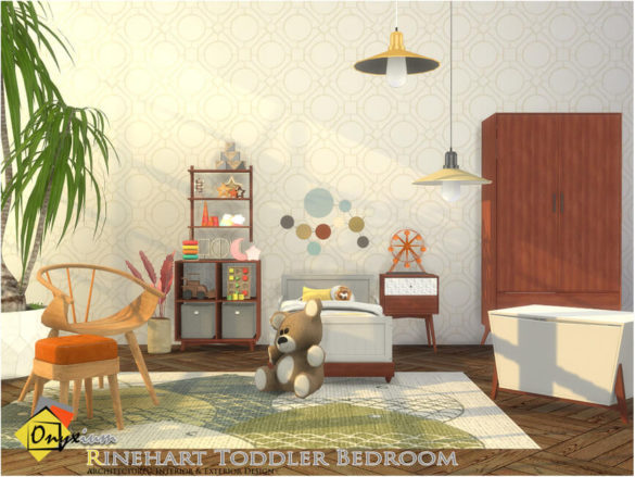 Mid Century Rinehart Toddler Bedroom